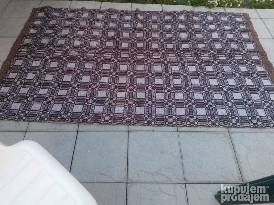 Vuneni Cilim Nekorisceno 126x205 rucni rad prekrivac