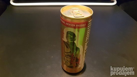 Michael Jackson MYSTERY ENERGY DRINK 1997