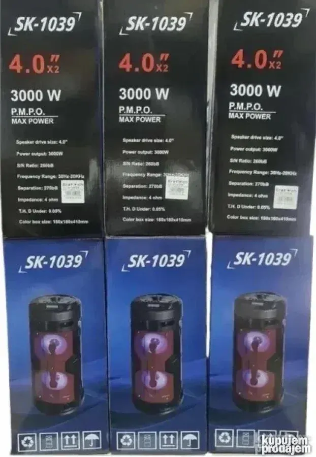 Zvučnik sa Mikrofonom SK-1039 Prava Karaoke Zabava 2132