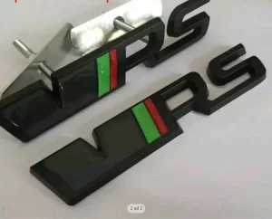 VRS crni znak za prednju masku SKODA