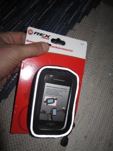 Smartphone bike holder