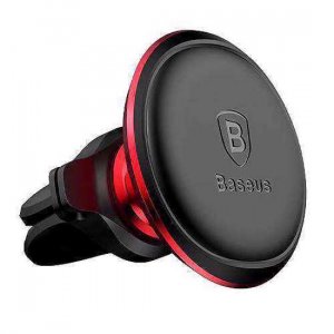 Drzac za mobilni telefon BASEUS AIR magnet cable clip crveni
