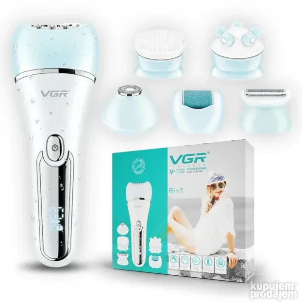 VGR V-733 profesionalni 6 u 1 set za negu