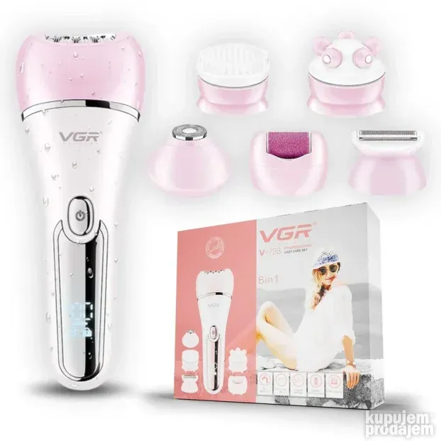 VGR V-733 profesionalni 6 u 1 set za negu