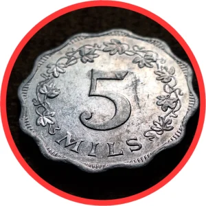 5 Mils 1972 Malta