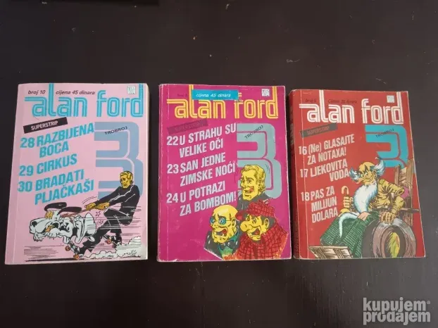 Alan Ford trobroji 6,8,10