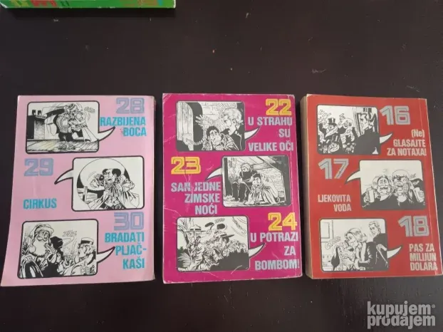 Alan Ford trobroji 6,8,10