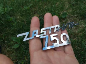 NOV metalni znak " zastava 750 " za ficu