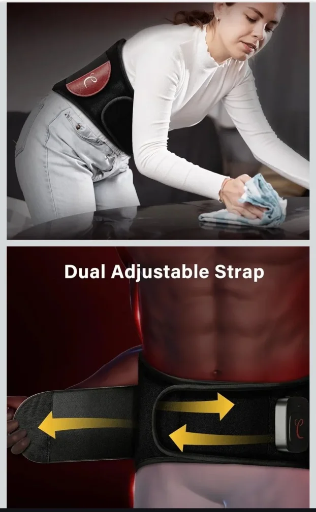 Grejač za ledja, masažer za ledja