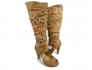 Italijanske čizme ovorene ULTRA RETKO NEOBIČNO  KOŽA NOVO P8