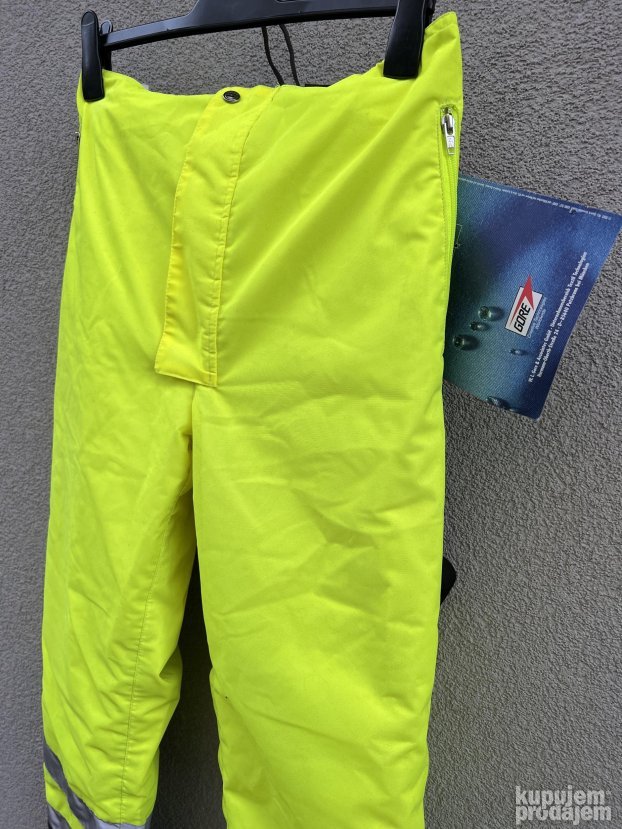 Alfredo Grassi Gore-Tex fluo postavljene pantalone S NOVO