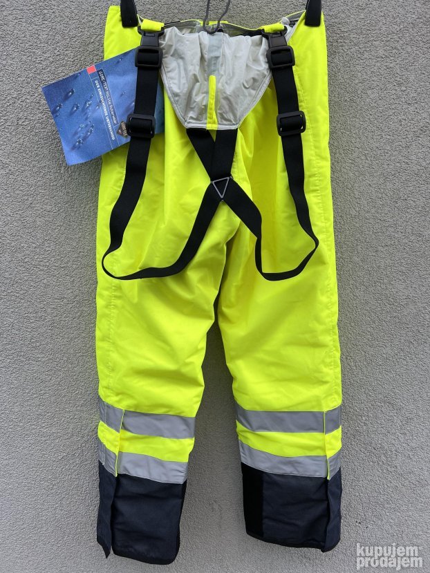 Alfredo Grassi Gore-Tex fluo postavljene pantalone S NOVO