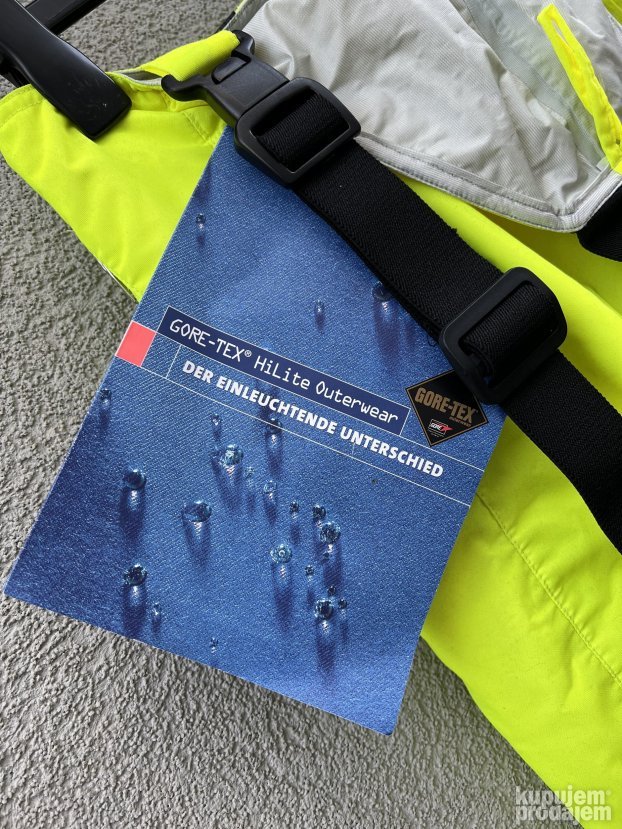 Alfredo Grassi Gore-Tex fluo postavljene pantalone S NOVO
