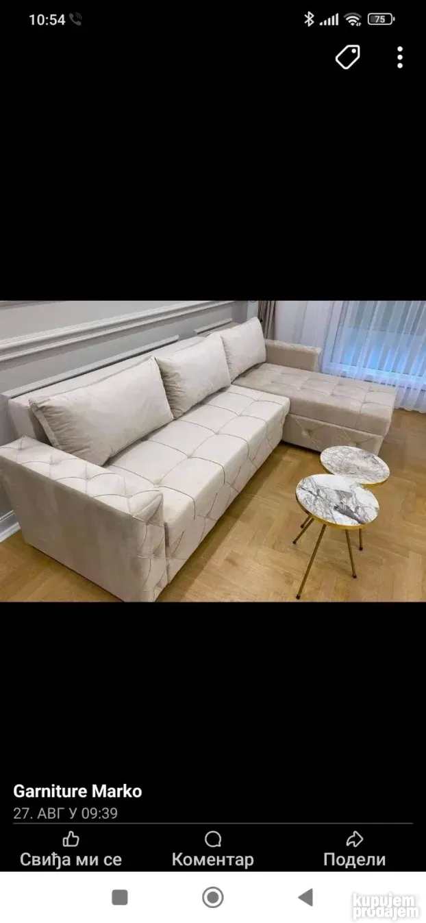 Garniture, trosedi NOVO