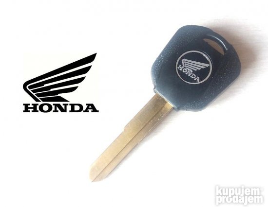 HONDA kljuc - crni - 1 kanal