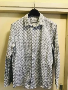 Reserved-atraktivno prošarana-moćna košulja-Slim-XL/XXL