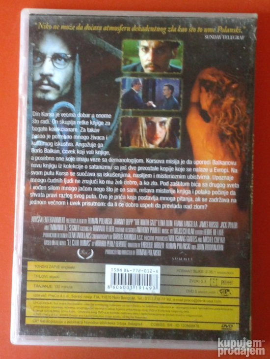 Deveta kapija Johnny Depp