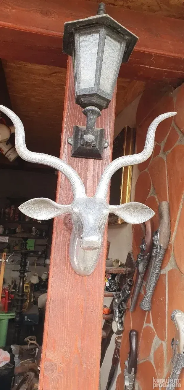 Trofej gazela od aluminijuma dekoracija