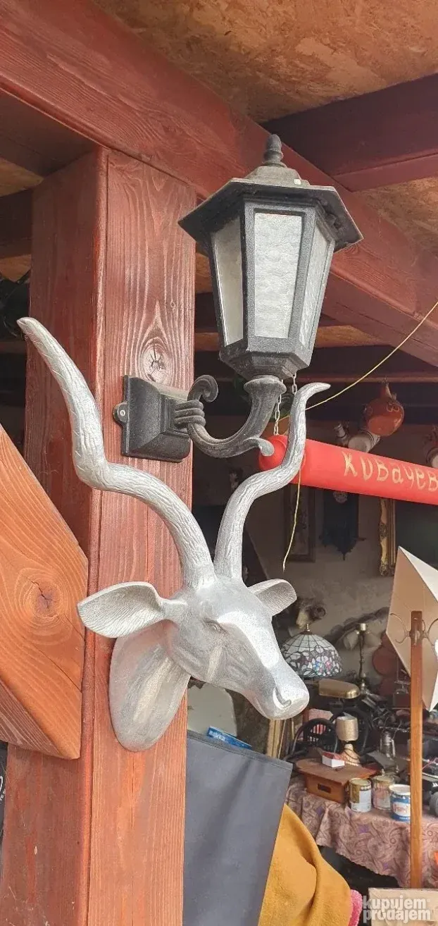 Trofej gazela od aluminijuma dekoracija