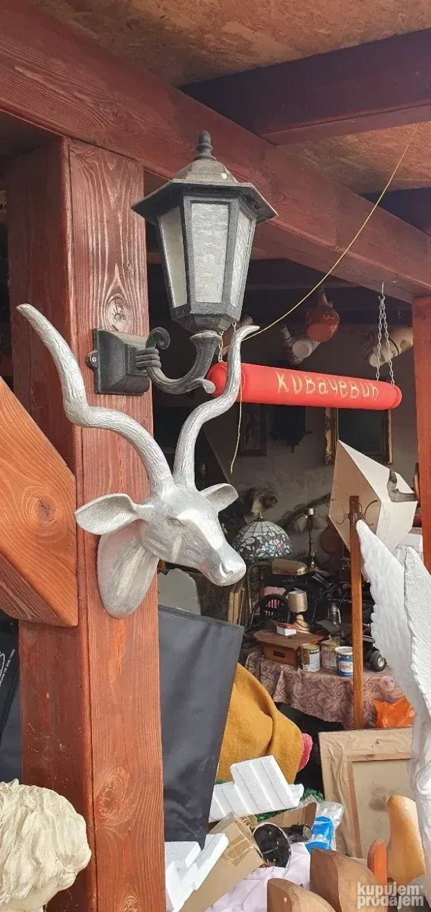 Trofej gazela od aluminijuma dekoracija