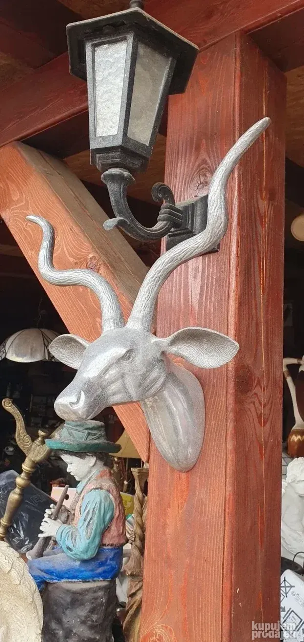 Trofej gazela od aluminijuma dekoracija