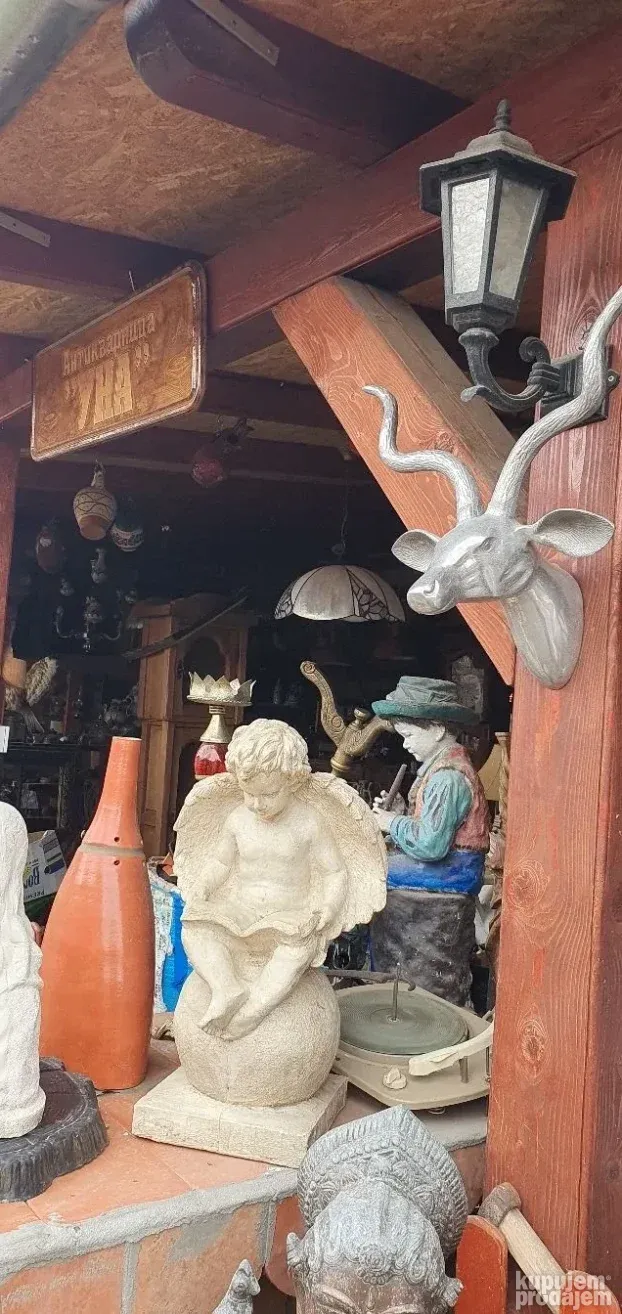 Trofej gazela od aluminijuma dekoracija