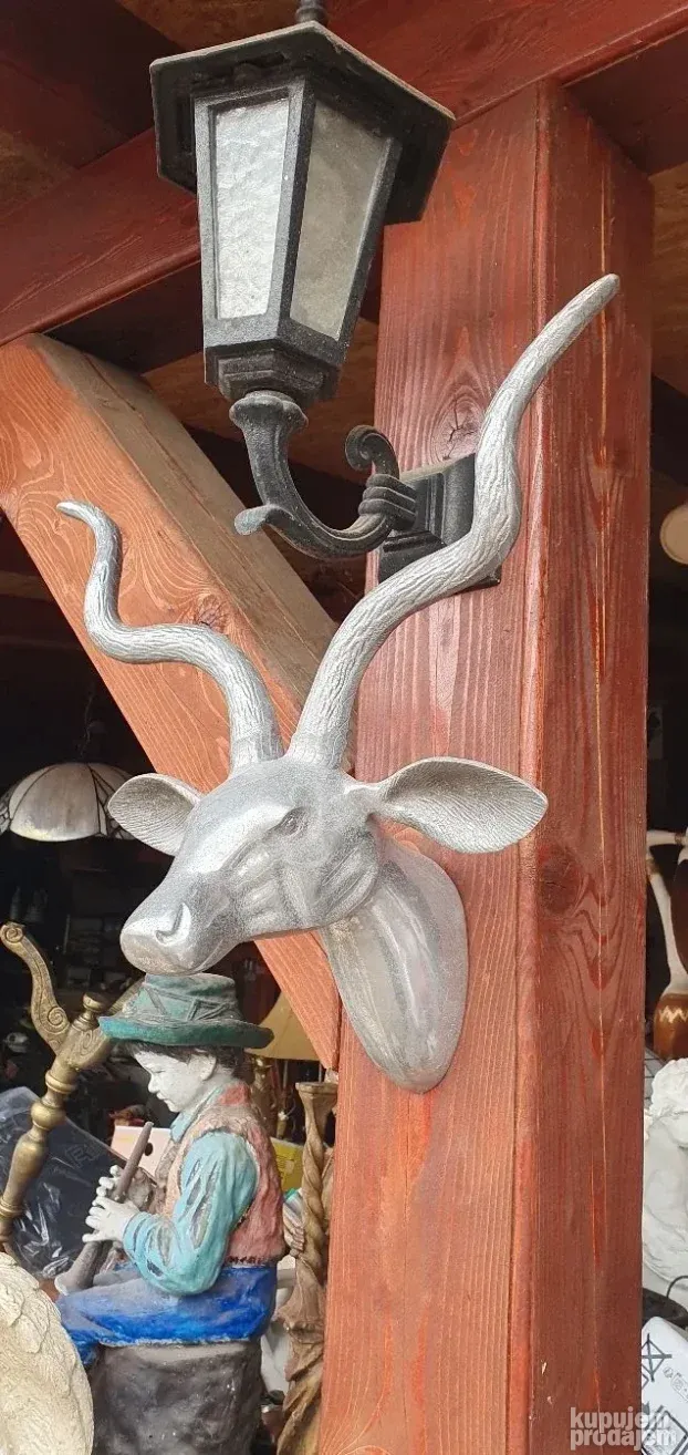 Trofej gazela od aluminijuma dekoracija