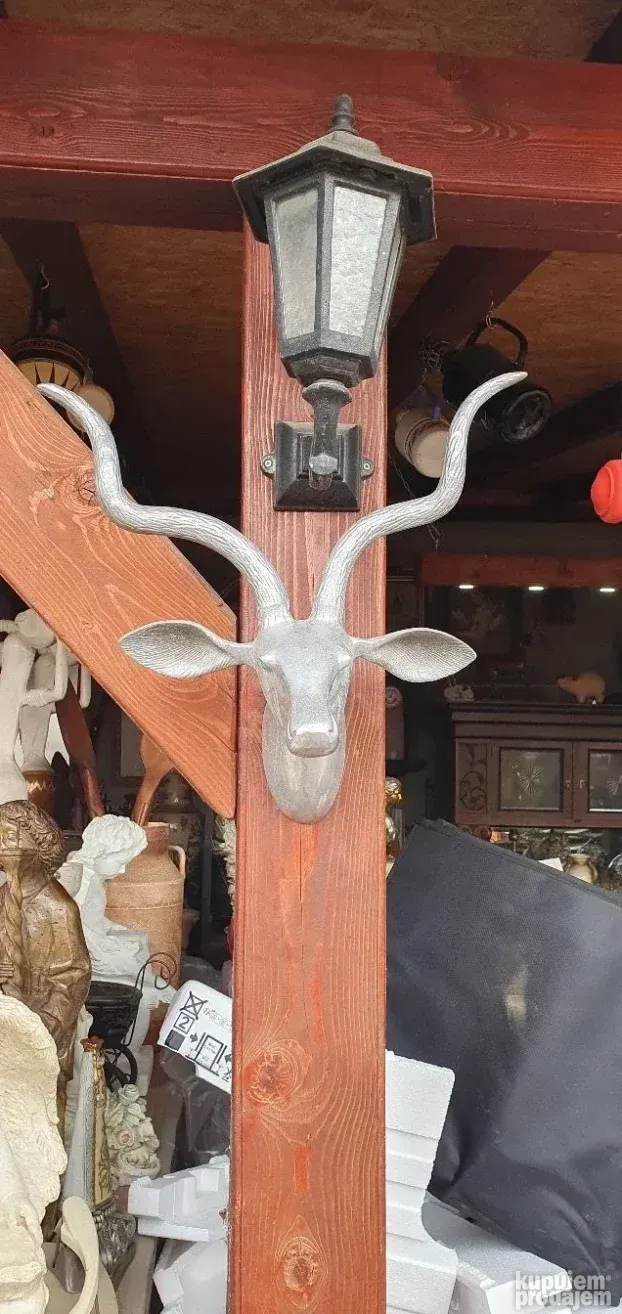 Trofej gazela od aluminijuma dekoracija