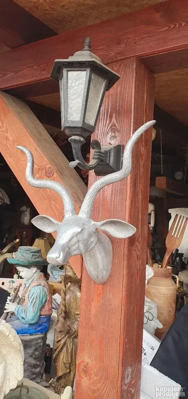 Trofej gazela od aluminijuma dekoracija