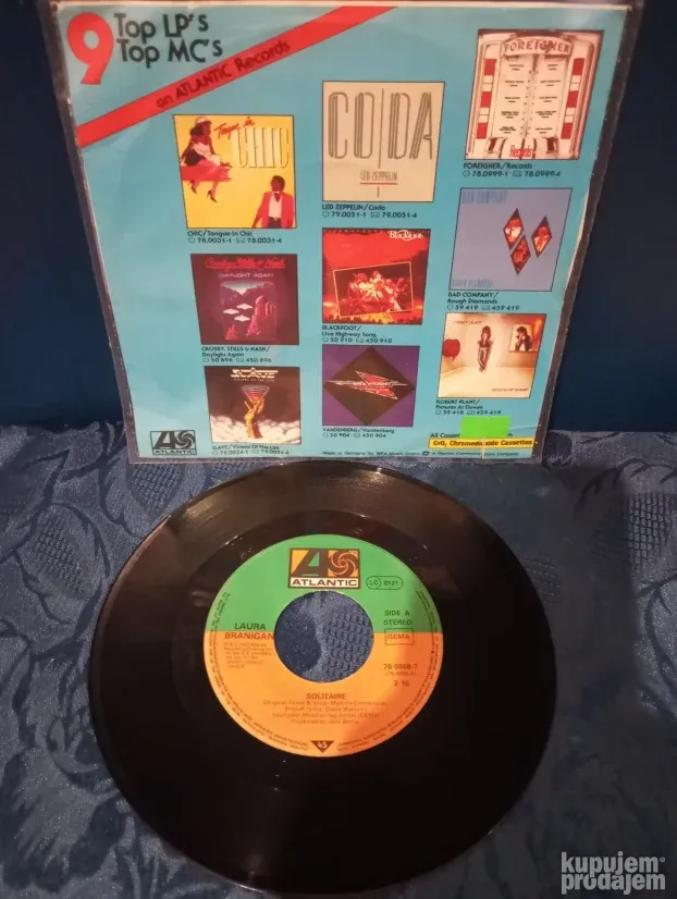 Laura Branigan  -  Solitaire / I'm Not The Only One