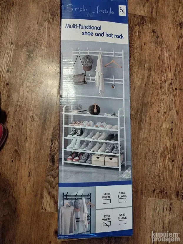 Multifunkciomalno predsoblje sa 5 polica