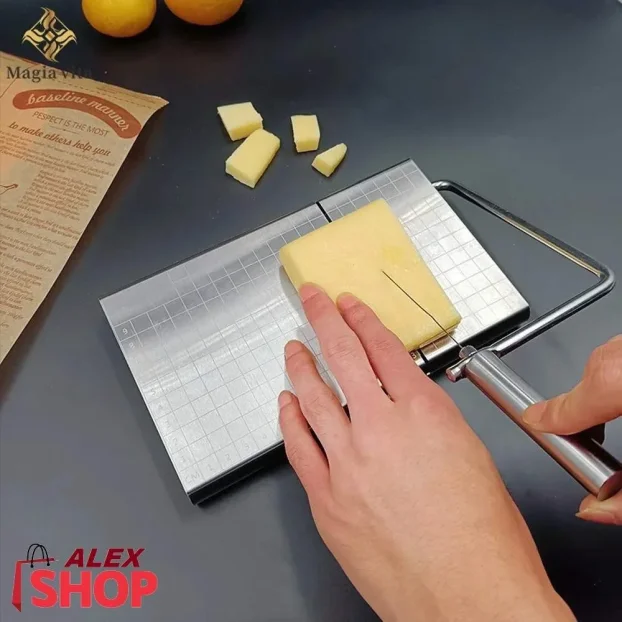 Sekač sa žicom od nerđajućeg čelika za sir salamu kačkavalj