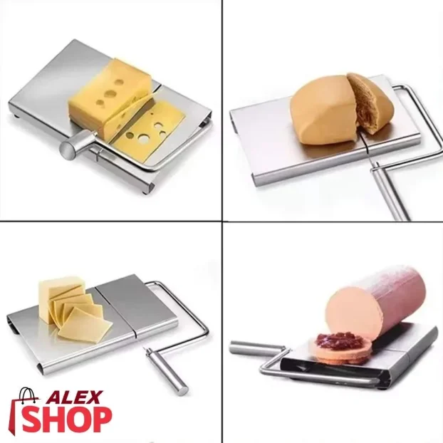 Sekač sa žicom od nerđajućeg čelika za sir salamu kačkavalj