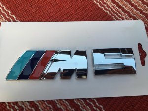 Natpis znak BMW M5 - metalni