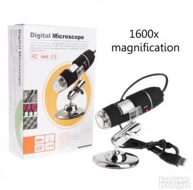 USB mikroskop digitalni mini prenosivi sa stalkom veliki zum