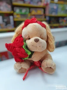 Plis kuca sa buketom 30cm Rasprpdaja