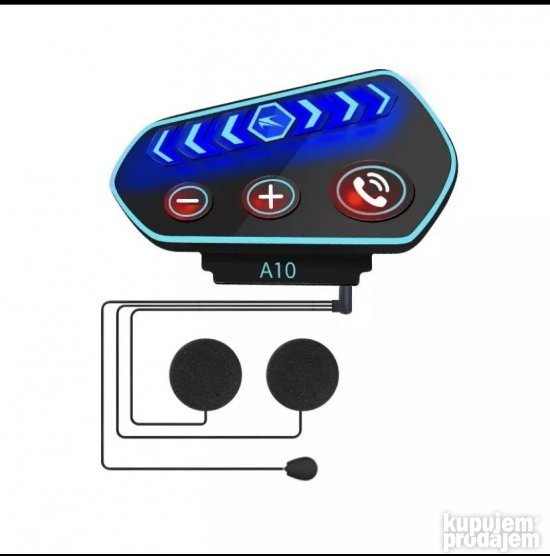 Bluetooth komunikator A10 za kacigu full face