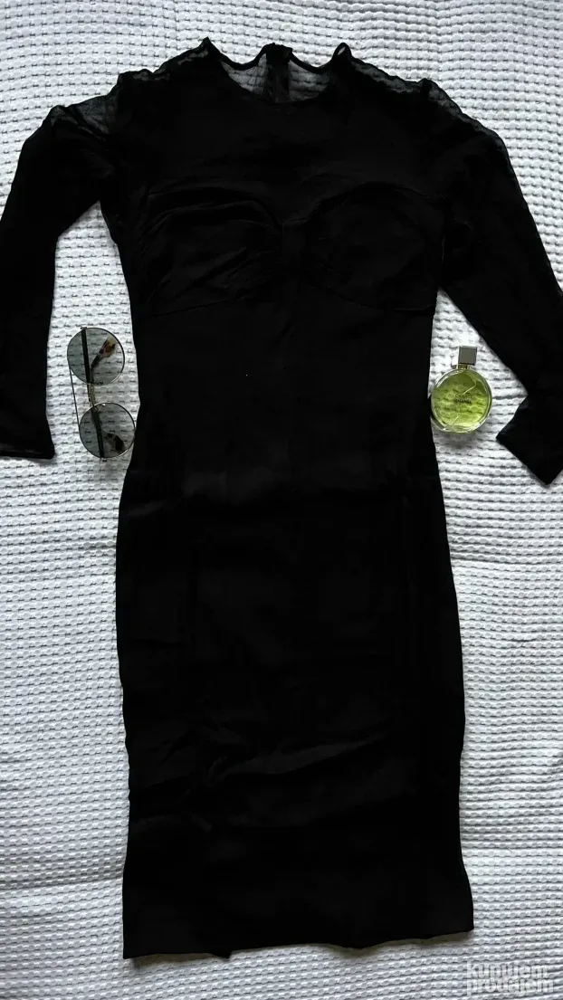 LOUIS FERAUD ORIGINAL crna haljina 36 ili S - XS
