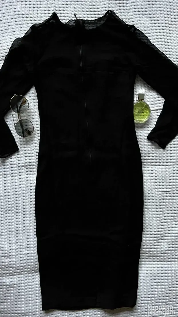 LOUIS FERAUD ORIGINAL crna haljina 36 ili S - XS