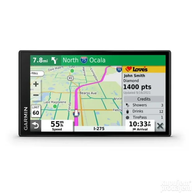 GARMIN Dezl LGV610 Truck GPS Navigation (Full EU Map)