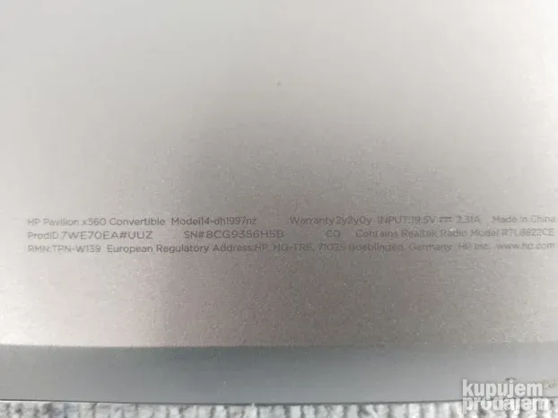 Hp Pavilion X360 touchscreen 14" i7 10 gen 16Gb Ram