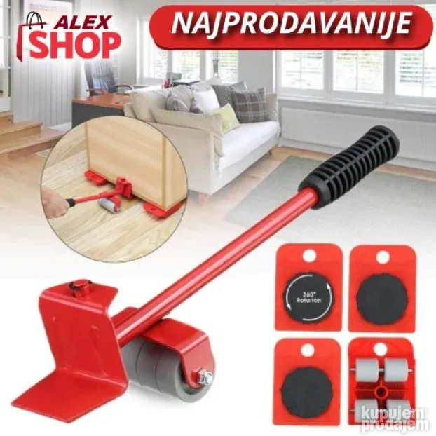 Alat za pomeranje i podizanje nameštaja