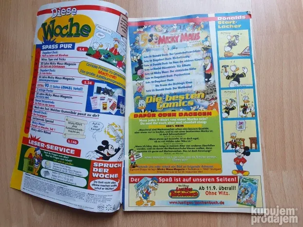 Micky Maus Nr.37 / 2001 - strip