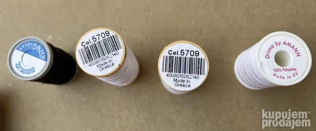 KONCI za ŠIVENJE - Svileni, Pamučni i Polyester, 19 kom.