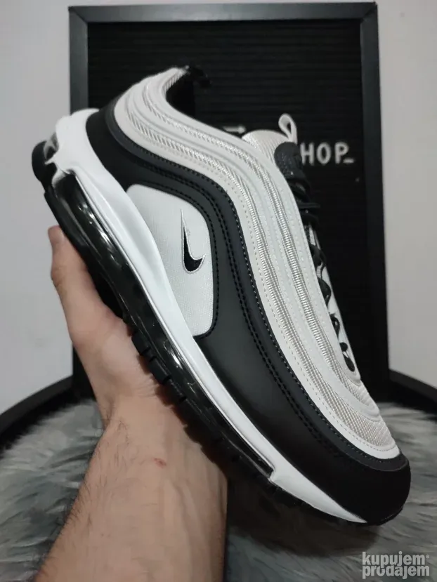 Nike Air Max 97 Panda Black White custom KupujemProdajem