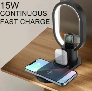 NOVO! 4U1 Lampa Punjac Bezicni Za Telefon Sat I Slusalice