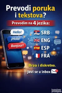 prevod poruka i tekstova, uredjivanje tekstova