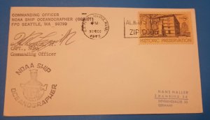 Potpis Kapetana NOAA broda Lippolda 1972