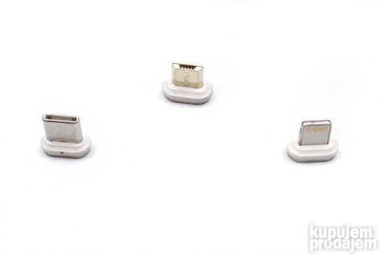 USB kabl magnetni na IP/Tip C/Mikro 1m Kettz