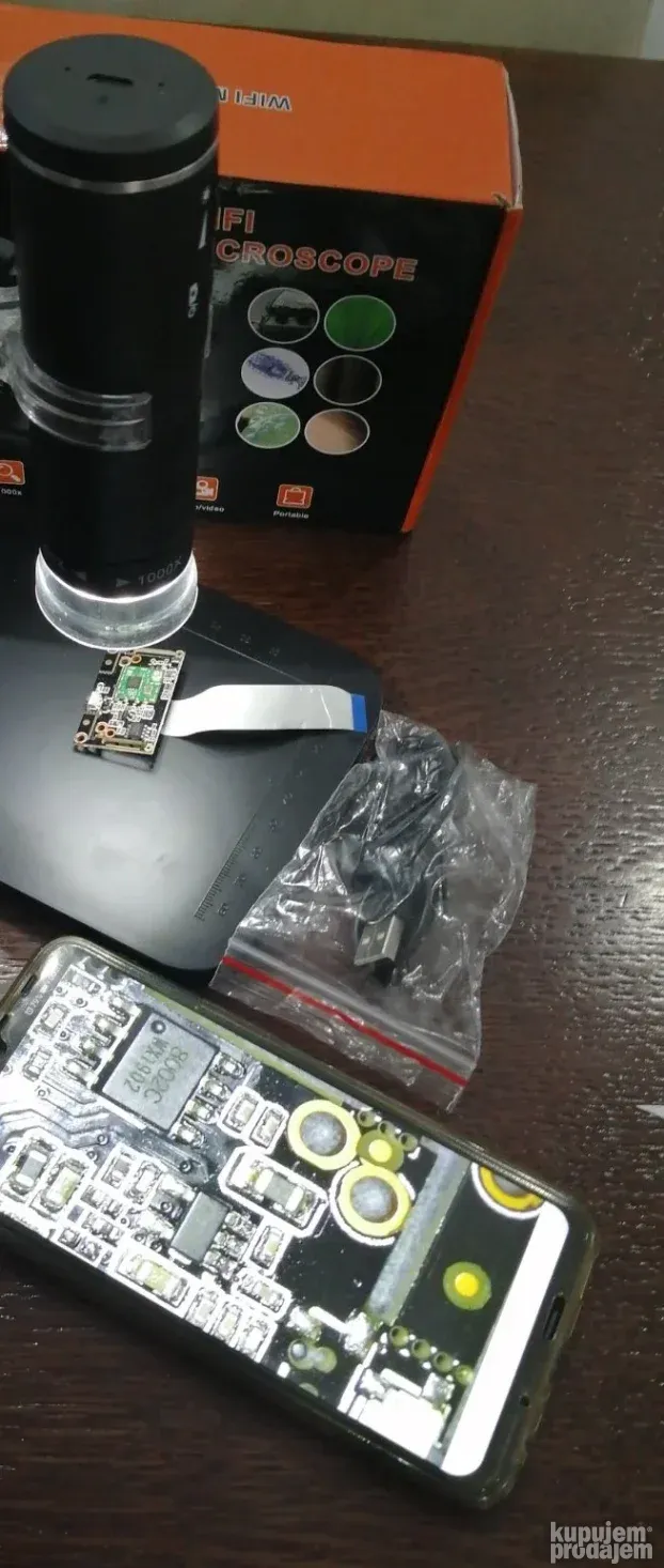 wifi digitalni mikroskop HD1080P 1000X USB/NOVO